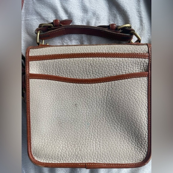 Vintage DOONEY & BOURKE Leather Handle Satchel Shoulder Bag Crossbody - Picture 6 of 15